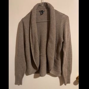 Brown cardigan